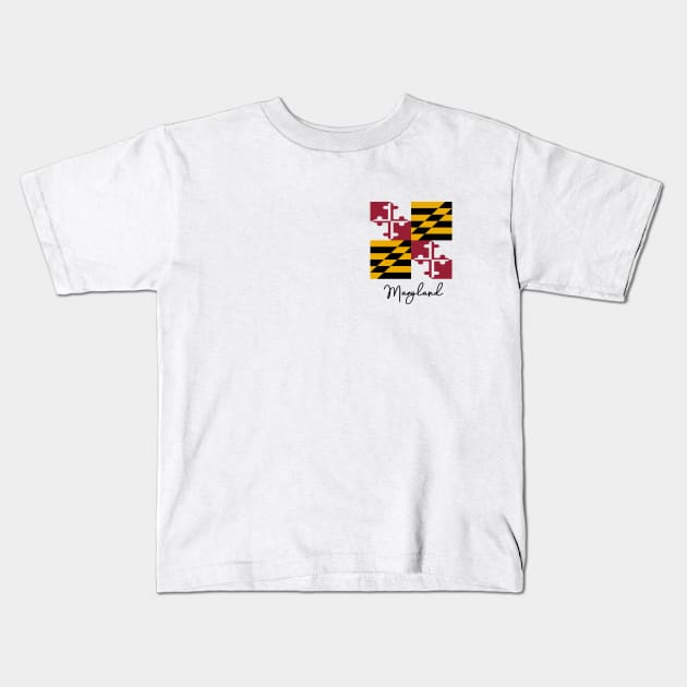 Maryland Kids T-Shirt by MelissaJoyCreative